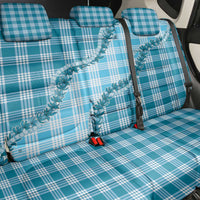 Blue Hawaii Palaka Back Car Seat Cover Hawaiian Pikake Lei