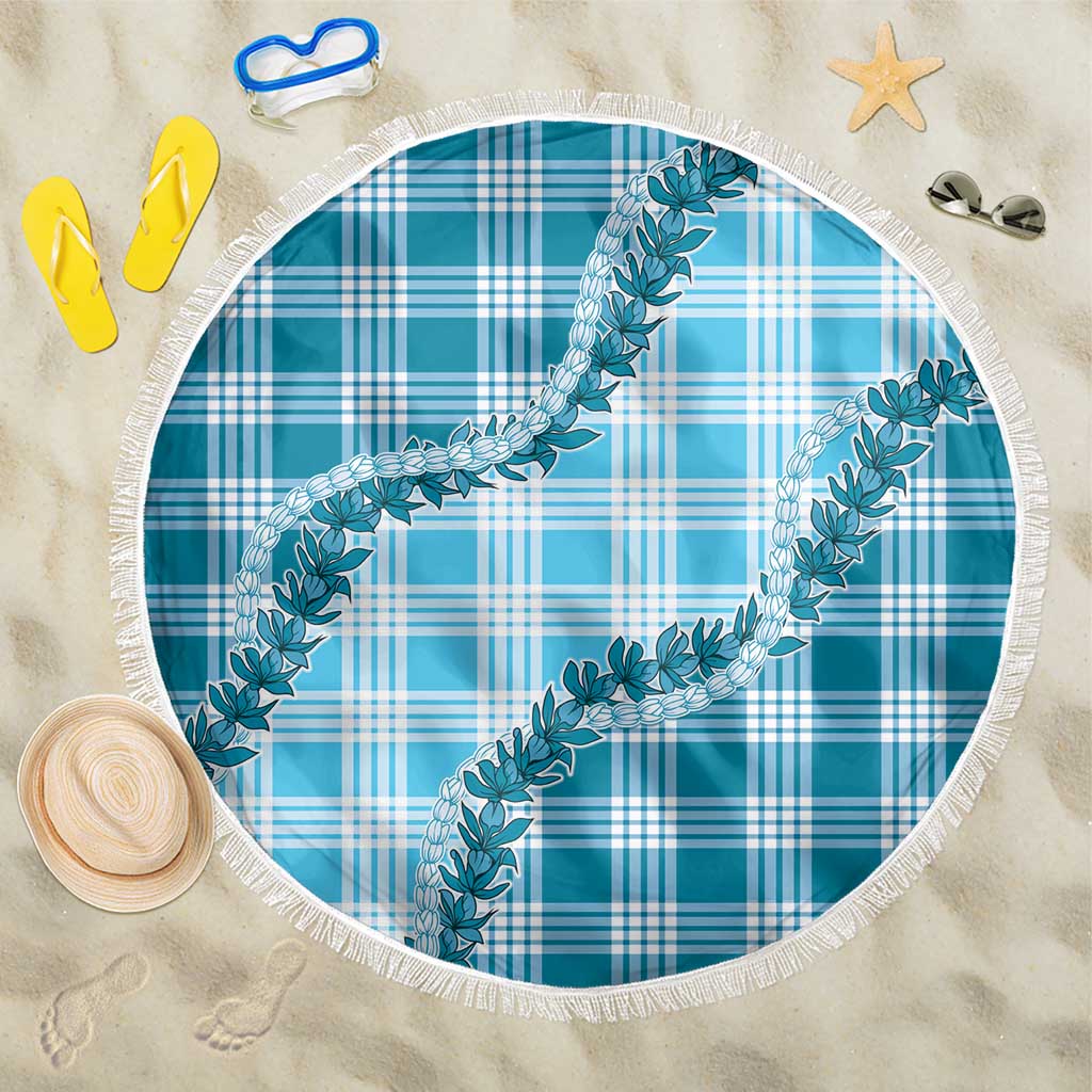Blue Hawaii Palaka Beach Blanket Hawaiian Pikake Lei