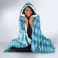 Blue Hawaii Palaka Hooded Blanket Hawaiian Pikake Lei LT05 - Polynesian Pride