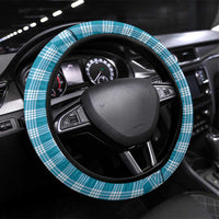Blue Hawaii Palaka Steering Wheel Cover Hawaiian Pikake Lei