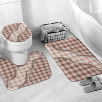 Beige Hawaii Palaka Bathroom Set Hawaiian Pikake Lei