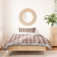 Beige Hawaii Palaka Bedding Set Hawaiian Pikake Lei LT05 - Polynesian Pride