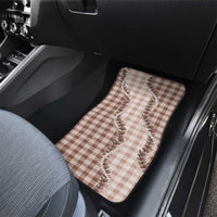 Beige Hawaii Palaka Car Mats Hawaiian Pikake Lei LT05 - Polynesian Pride