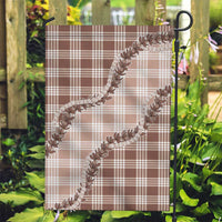 Beige Hawaii Palaka Garden Flag Hawaiian Pikake Lei LT05 Garden Flag Beige - Polynesian Pride