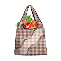 Beige Hawaii Palaka Grocery Bag Hawaiian Pikake Lei LT05 1-pack One Size Beige - Polynesian Pride