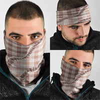 Beige Hawaii Palaka Neck Gaiter Hawaiian Pikake Lei LT05 - Polynesian Pride