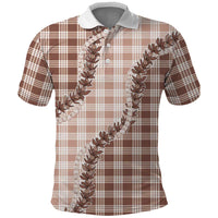 Beige Hawaii Palaka Polo Shirt Hawaiian Pikake Lei LT05 Beige - Polynesian Pride