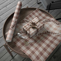 Beige Hawaii Palaka Wrapping Paper Hawaiian Pikake Lei LT05 - Polynesian Pride