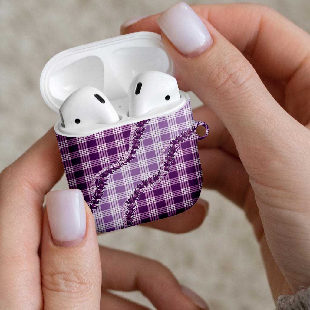 Violet Hawaii Palaka AirPods Case Hawaiian Pikake Lei LT05 - Polynesian Pride
