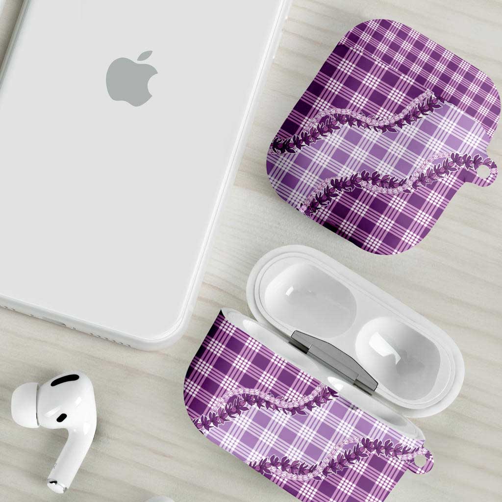 Violet Hawaii Palaka AirPods Case Hawaiian Pikake Lei LT05 - Polynesian Pride