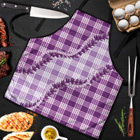 Violet Hawaii Palaka Apron Hawaiian Pikake Lei