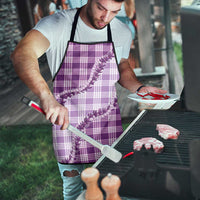Violet Hawaii Palaka Apron Hawaiian Pikake Lei