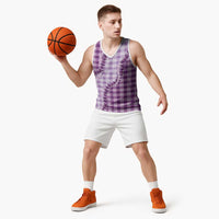 Violet Hawaii Palaka Basketball Jersey Hawaiian Pikake Lei LT05 - Polynesian Pride