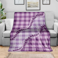 Violet Hawaii Palaka Blanket Hawaiian Pikake Lei LT05 - Polynesian Pride