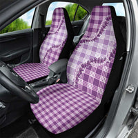 Violet Hawaii Palaka Car Seat Cover Hawaiian Pikake Lei LT05 - Polynesian Pride