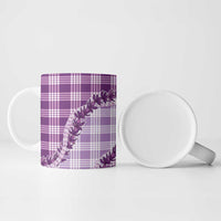 Violet Hawaii Palaka Ceramic Mug Hawaiian Pikake Lei LT05 - Polynesian Pride
