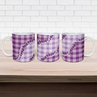 Violet Hawaii Palaka Ceramic Mug Hawaiian Pikake Lei LT05 - Polynesian Pride