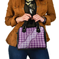 Violet Hawaii Palaka Shoulder Handbag Hawaiian Pikake Lei LT05 - Polynesian Pride