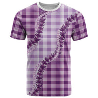 Violet Hawaii Palaka T Shirt Hawaiian Pikake Lei LT05 Violet - Polynesian Pride