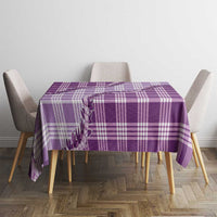 Violet Hawaii Palaka Tablecloth Hawaiian Pikake Lei