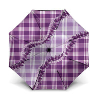 Violet Hawaii Palaka Umbrella Hawaiian Pikake Lei LT05 One Size Folded 11.42 inch Opened Diameter 37.4 inch Violet - Polynesian Pride