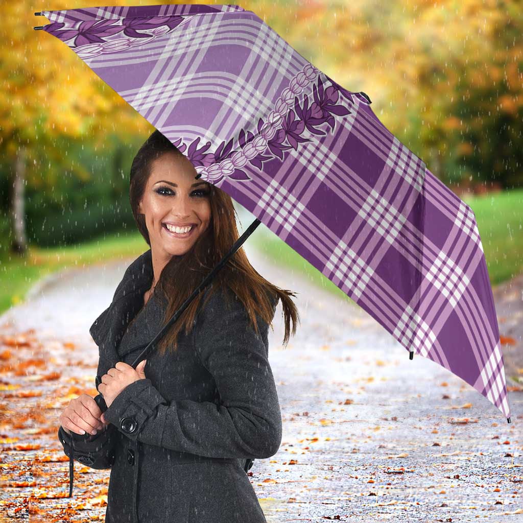 Violet Hawaii Palaka Umbrella Hawaiian Pikake Lei LT05 - Polynesian Pride