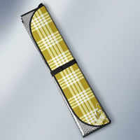 Yellow Hawaii Palaka Auto Sun Shade Hawaiian Pikake Lei LT05 - Polynesian Pride