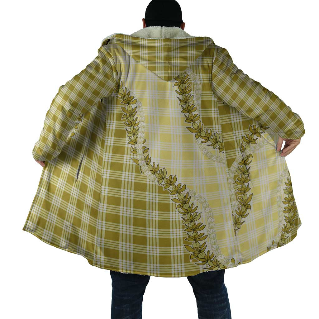 Yellow Hawaii Palaka Cloak Hawaiian Pikake Lei