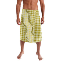 Yellow Hawaii Palaka Lavalava Hawaiian Pikake Lei LT05 Yellow - Polynesian Pride