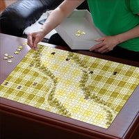 Yellow Hawaii Palaka Puzzle Hawaiian Pikake Lei LT05 - Polynesian Pride