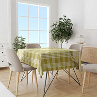 Yellow Hawaii Palaka Tablecloth Hawaiian Pikake Lei LT05 - Polynesian Pride