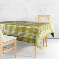 Yellow Hawaii Palaka Tablecloth Hawaiian Pikake Lei LT05 - Polynesian Pride