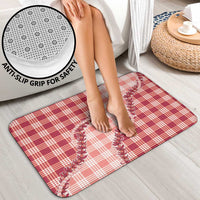 Red Hawaii Palaka Bathroom Set Hawaiian Pikake Lei