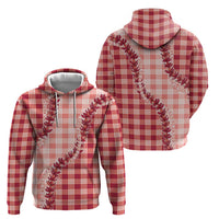 Red Hawaii Palaka Hoodie Hawaiian Pikake Lei LT05 - Polynesian Pride