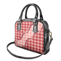 Red Hawaii Palaka Shoulder Handbag Hawaiian Pikake Lei LT05 - Polynesian Pride
