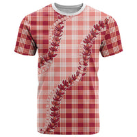 Red Hawaii Palaka T Shirt Hawaiian Pikake Lei LT05 Red - Polynesian Pride