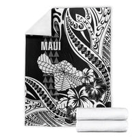 Hawaii Maui Upena Kiloi Blanket Kakau Tribal Pattern Black Version LT05 - Polynesian Pride