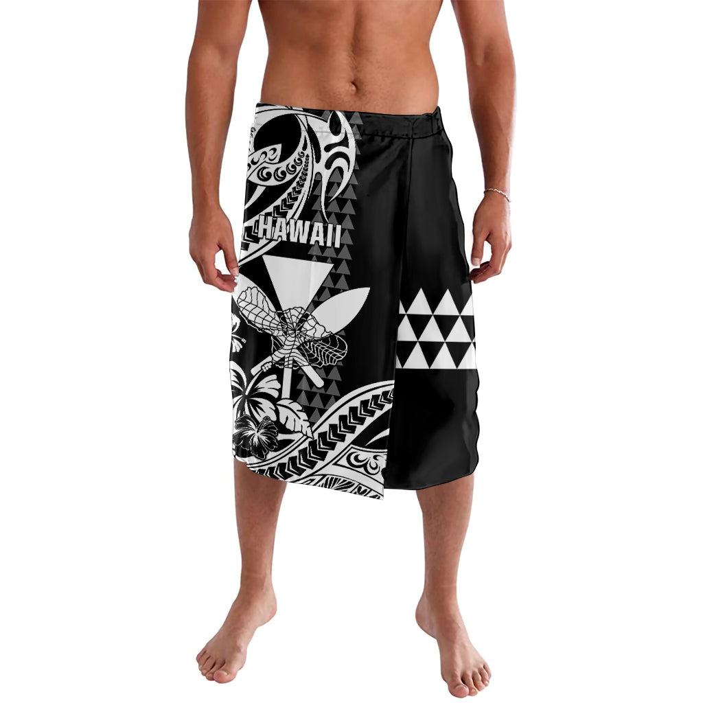 Hawaii Maui Upena Kiloi Lavalava Kakau Tribal Pattern Black Version LT05 Black - Polynesian Pride