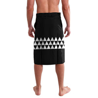 Hawaii Maui Upena Kiloi Lavalava Kakau Tribal Pattern Black Version LT05 - Polynesian Pride