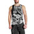 Hawaii Maui Upena Kiloi Men Tank Top Kakau Tribal Pattern Black Version