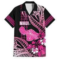 Hawaii Maui Upena Kiloi Hawaiian Shirt Kakau Tribal Pattern Pink Version LT05 Pink - Polynesian Pride