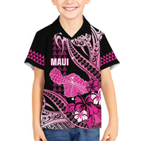 Hawaii Maui Upena Kiloi Hawaiian Shirt Kakau Tribal Pattern Pink Version LT05 - Polynesian Pride
