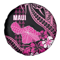 Hawaii Maui Upena Kiloi Spare Tire Cover Kakau Tribal Pattern Pink Version LT05 - Polynesian Pride