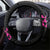 Hawaii Maui Upena Kiloi Steering Wheel Cover Kakau Tribal Pattern Pink Version