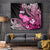 Hawaii Maui Upena Kiloi Tapestry Kakau Tribal Pattern Pink Version