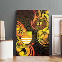 Personalised Kiribati Independence Day Canvas Wall Art 46th Anniversary