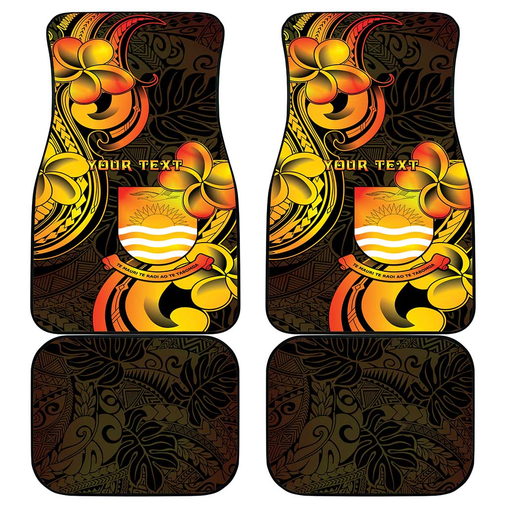 Personalised Kiribati Independence Day Car Mats 46th Anniversary