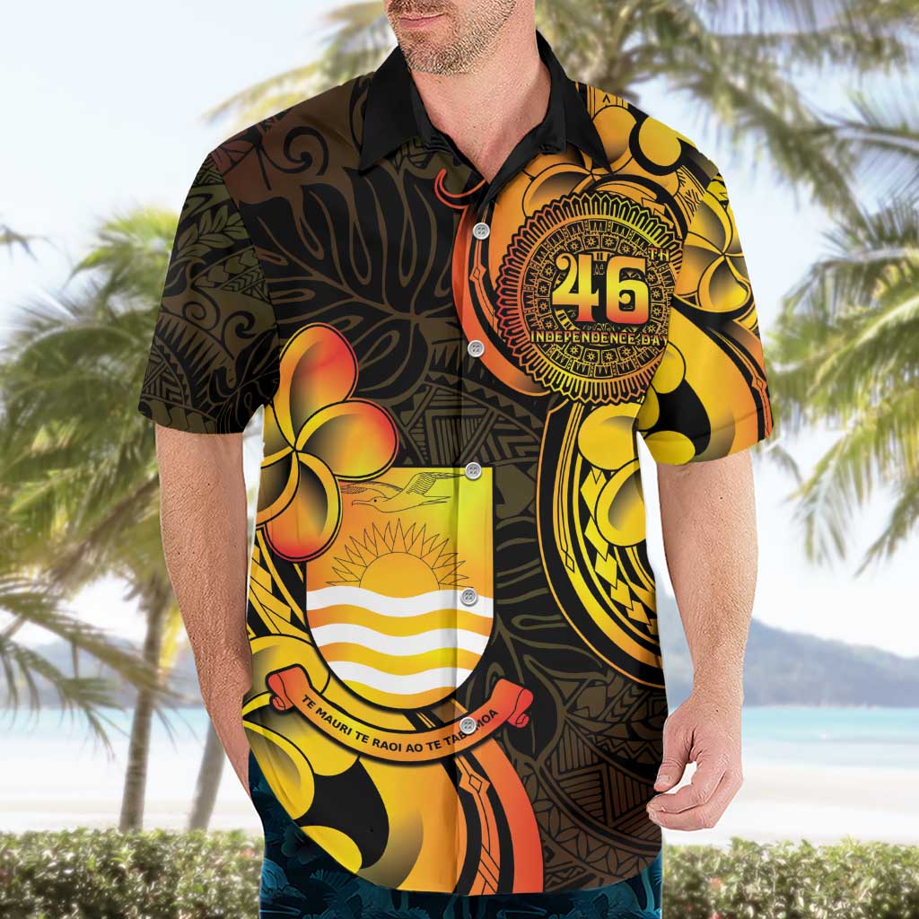 Personalised Kiribati Independence Day Hawaiian Shirt 46th Anniversary