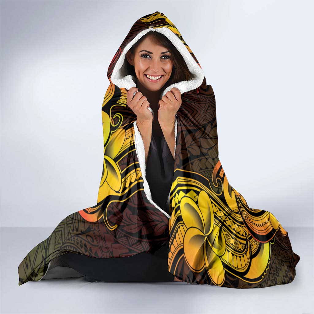 Personalised Kiribati Independence Day Hooded Blanket 46th Anniversary