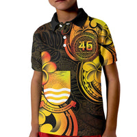 Personalised Kiribati Independence Day Kid Polo Shirt 46th Anniversary